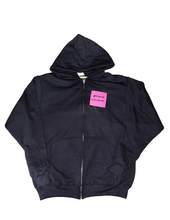 Load image into Gallery viewer, Sticky note zip up hoodie